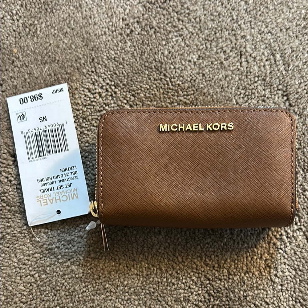 Michael Kors Brown Leather Wallet